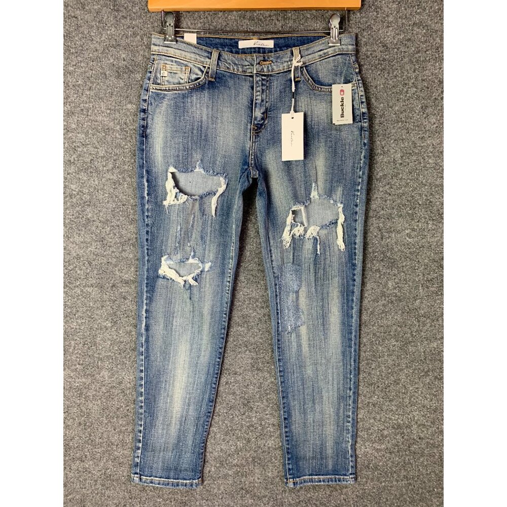 NEW KanCan women's distressed skinny jeans Size‎ 25